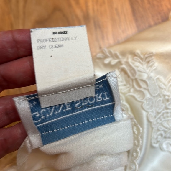 Vintage 1970/1980’s Gunne Sport By Jessica McClintock cream/ lace blouse. Size 9 - Picture 4 of 17